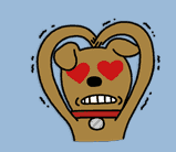 kakao-emoticon-dog-heart-love
